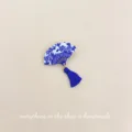 blue and white