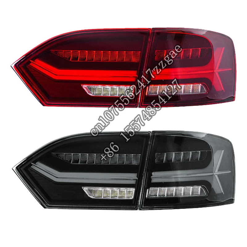 

LED Tail Lights With Sequential Turn Signal Tail Lamp 2011-2014 Vento Atlantic SAGITAR Taillights For VW Jetta mk6