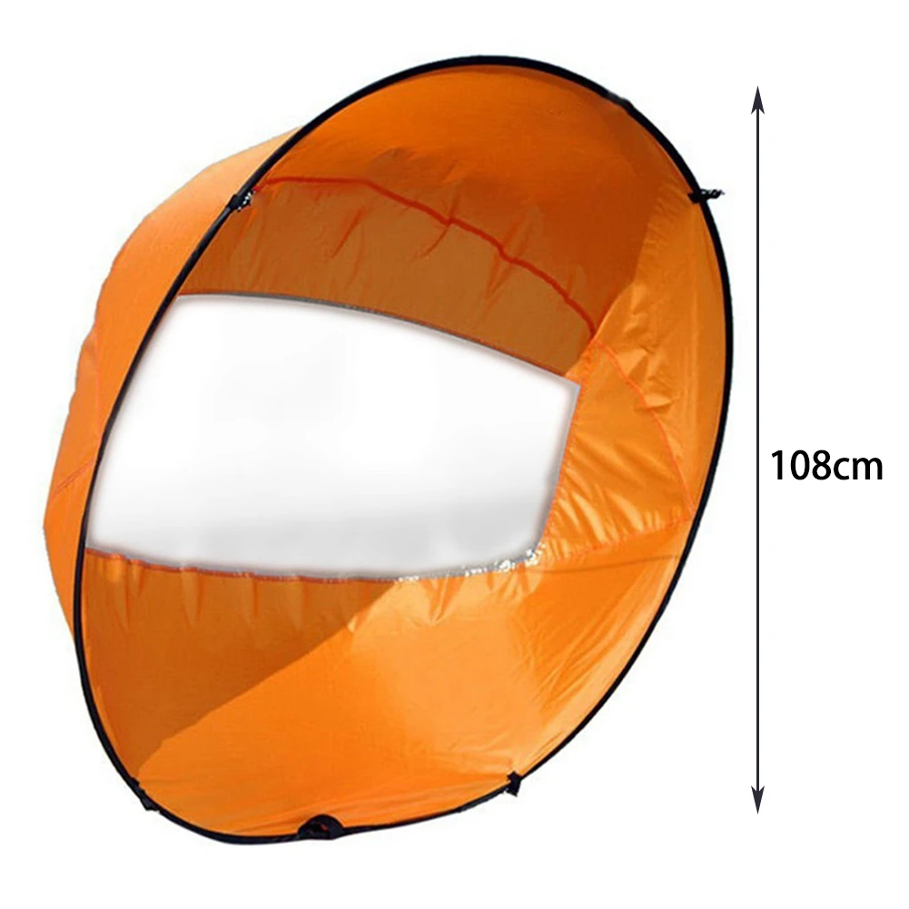 Kayak Downwind Kit, Barco Inflável, Placa Dobrável, Wind Paddle, Easy Setup Wind Sail, Canoa, 108cm, 42 polegadas