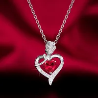 Elegant Style Heart shaped Pendant Necklace Hollow Design Mother's Day Gift Party Suitable for Best Friends Without Box - Image 4