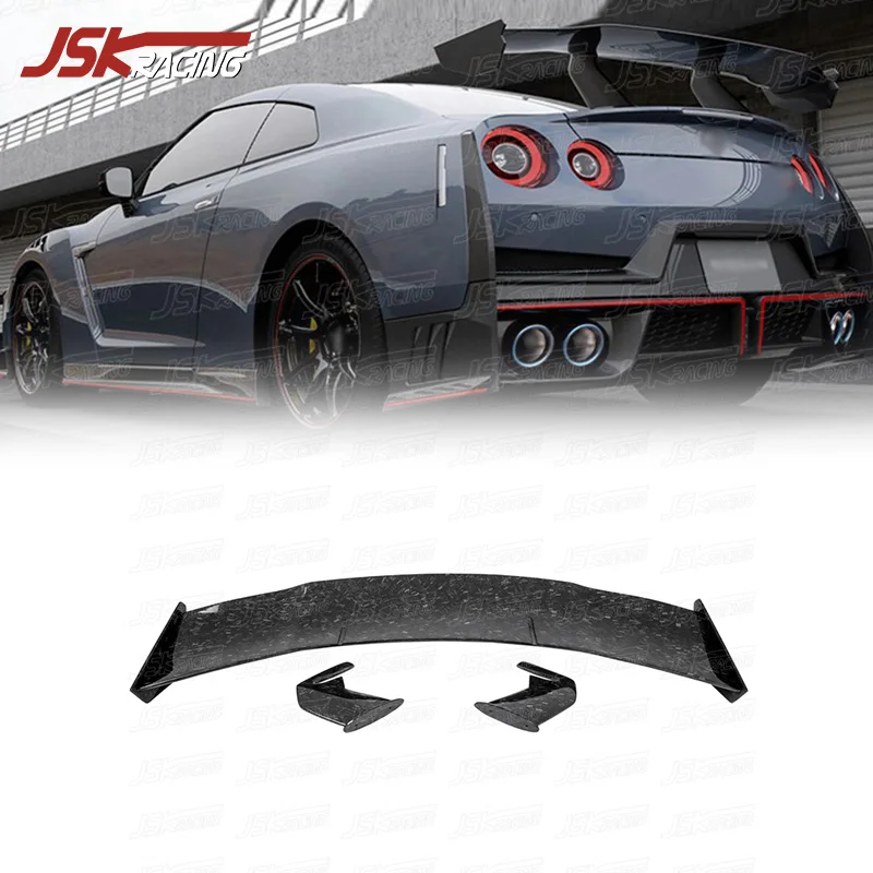 

Carbon Fiber Rear For 2008-2024 Nissan R35 GTR Car Trunk Lip Spoiler Tail Wing Modified Upgraded 2024 Nismo Style