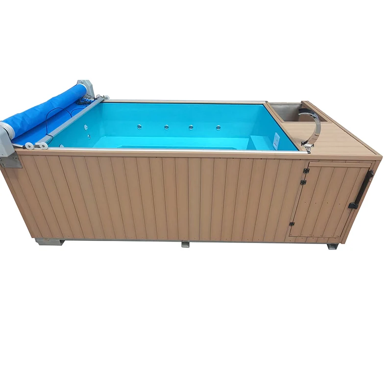 Kostenloses individuelles Design für den Außenbereich über dem Boden, Fiberglas-Schwimmbadbehälter, Familienwhirlpool