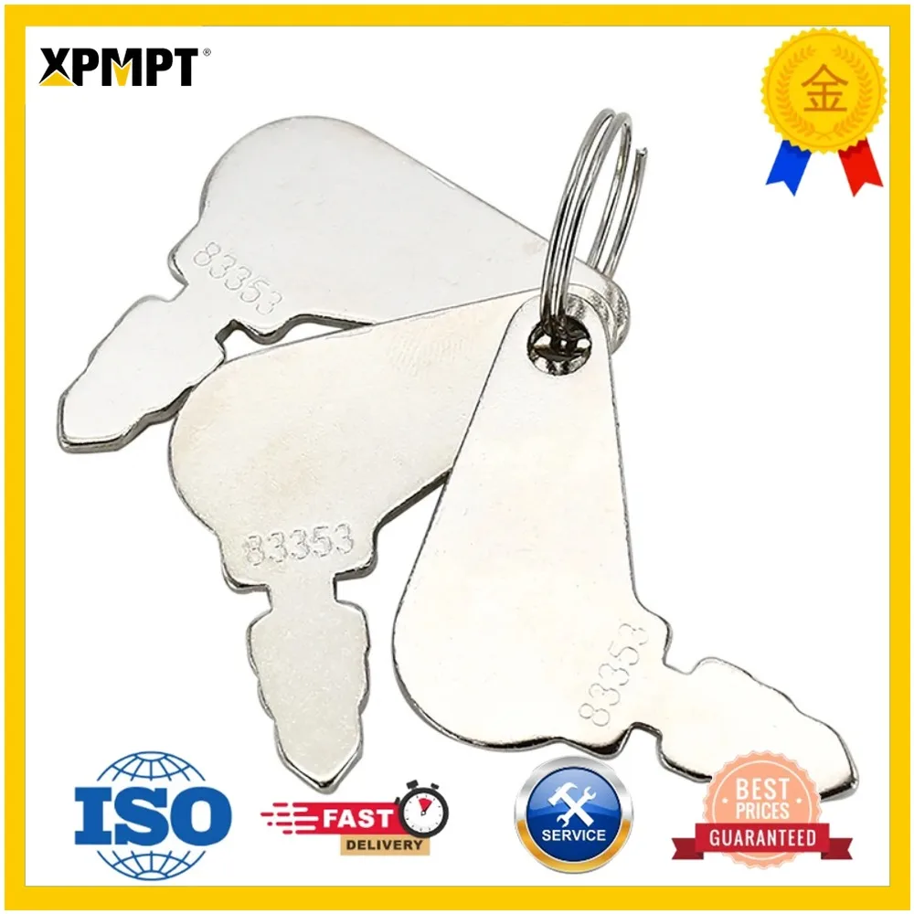 B17575 70306 3Pcs Ignition Keys Compatible With Massey Ferguson Lawn Tractor 1080 1085 1105 1150 1155 135 150 1500 165 175 180