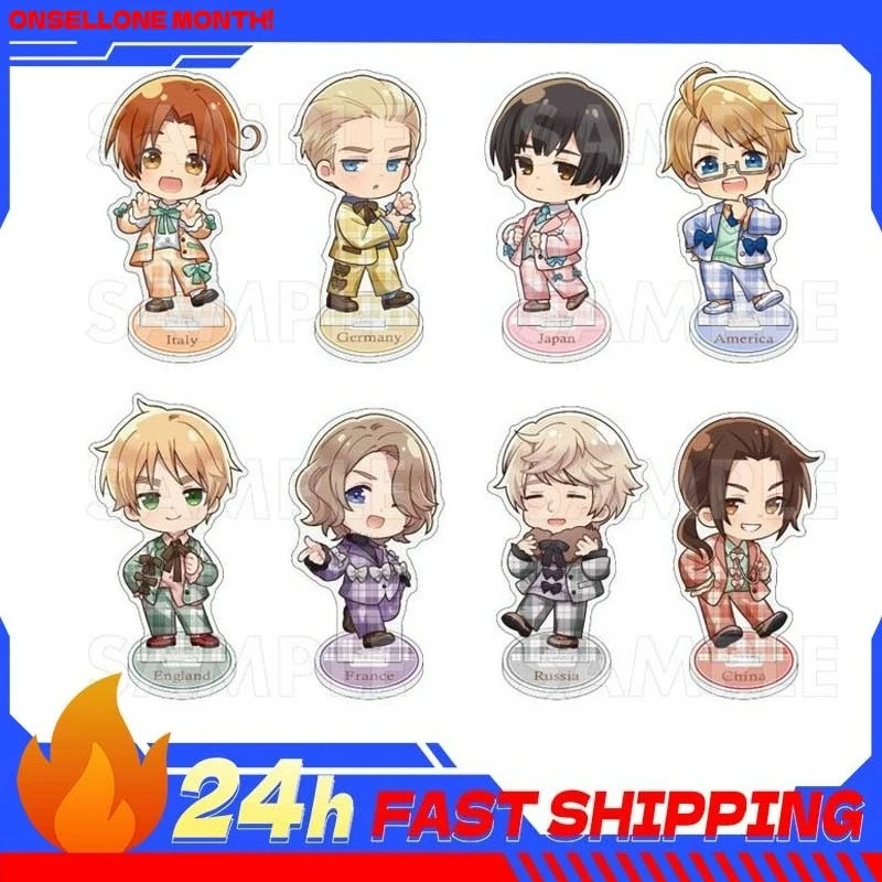 

Акриловая подставка-фигурка Hetalia Worlds Star Anime: Артур Киркланд, Фрэнсис Боннефуэ, Альфред Ф. Джонс