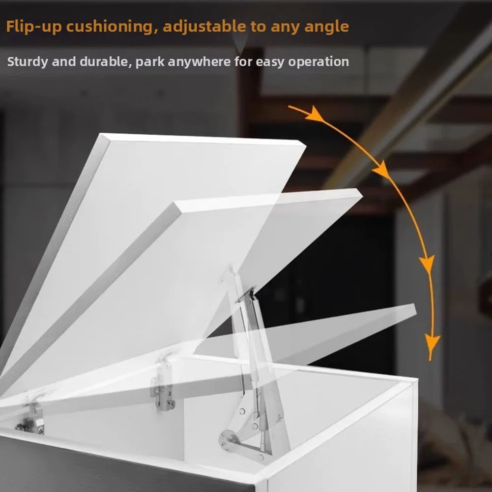 2pcs Hydraulic Telescopic Support Rod for Cabinet Door Balancing and Flip-Up Stability with Low Maintenance Design
