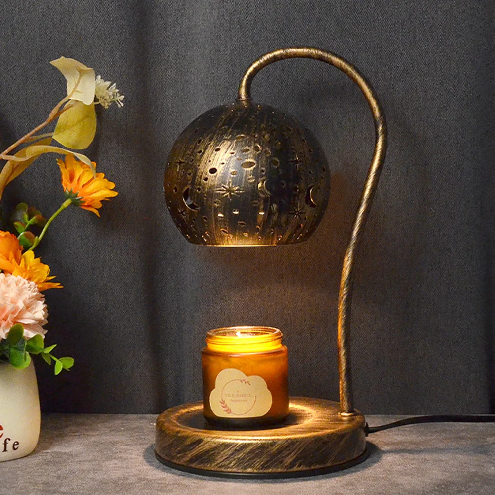 

minimalist atmosphere fused candle lamp, home decor diffuser aroma lamp, ornament, small gift, desk lamp vintage fused wax lamp