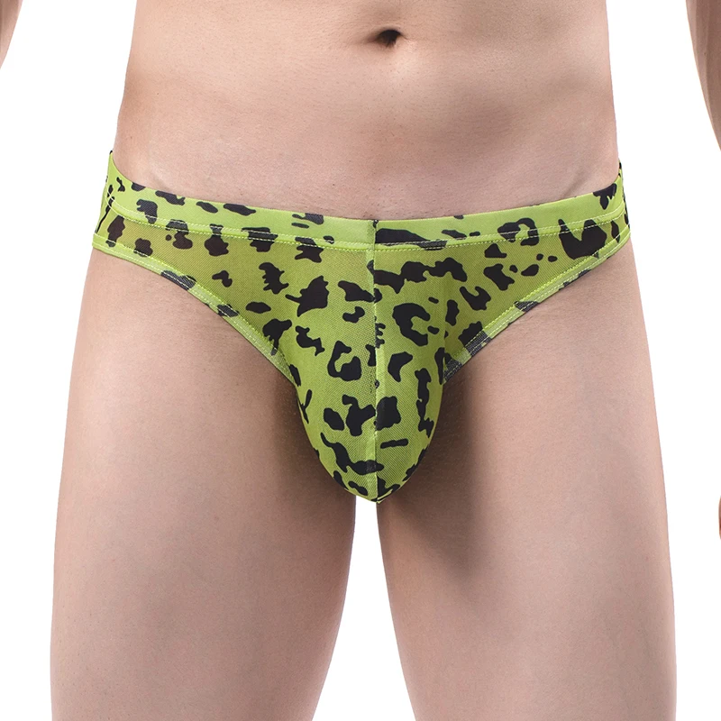 CLEVER-MENMODE Men's Sexy Briefs Sheer Mesh Ultra-Thin Men's Lingerie Gay Sissy Bikinian Panties