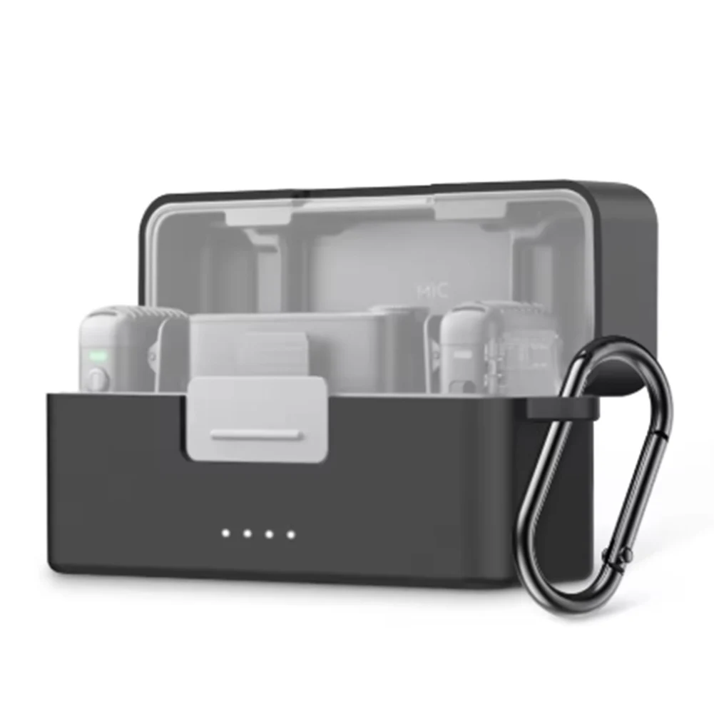 For DJI Mic Mini Charging Case Silicone Cover with Shock Absorption for Protecting Equipment with Easy Charging Access