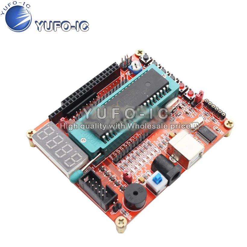 51 / AVR Microcontroller Core Development Board STC89C52RC / 51 MCU Experiment board/ATMEGA32 Learning Board 0.18-X