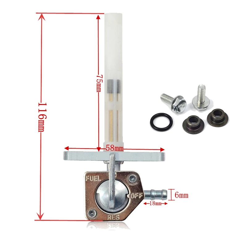 Fuel Gas Tank Petcock Valve Switch & Oil Fuel Filter For Honda XR CRF 50 70 80 100 CRF150 230F 16950-GCF-671