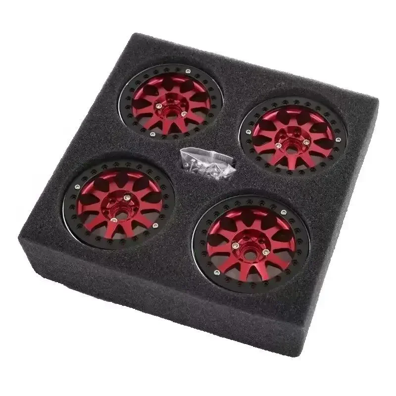 Rock Crawler 2.2-Inch Alloy Wheel Hub Simulated Climbing Car Rock Crawler Lock Tire Wheel Hub for Scx10 TRX-4 General Wheel Hub