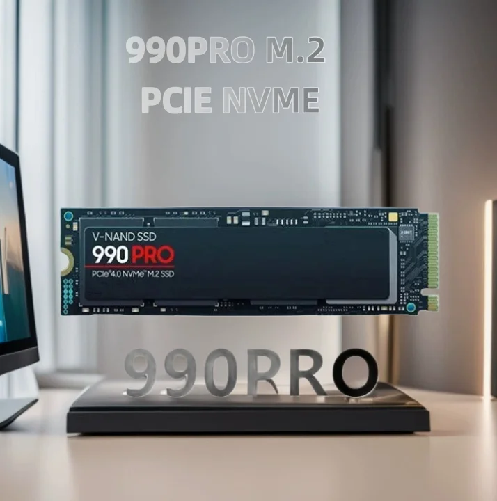 990  PRO 2TB 1TB M.2 SSD PCIe4.0 NVMe Solid State Drive for Gaming Desktop Laptop PS5