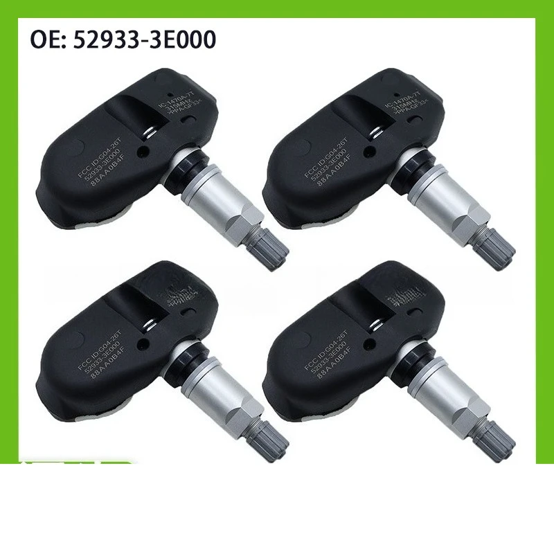 

52933-3E000 529333E000 1/4pcs TPMS Tire Pressure Monitor Sensor for Hyundai Kia