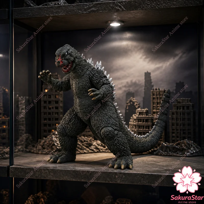 【In Stock】Bandai Original S.H.MonsterArts Godzilla 1972 Action Figure PVC & ABS Movable Model Godzilla vs Gigan Collectible Gift