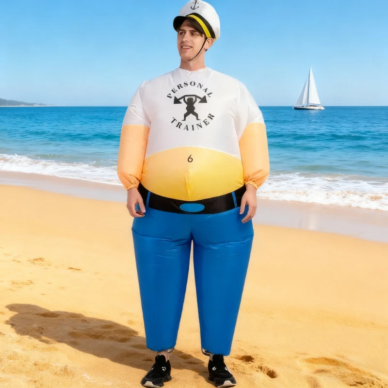 

Взрослый надувной матрос, забавный костюм для всего тела, забавный надувной костюм на Рождество, Хэллоуин, тематическая вечеринка, косплей