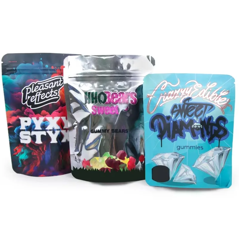 Custom Matte Ziplock Stand-Up Pouch | Resealable Opaque Waterproof Plastic Bag | Candy Cookie Chocolate