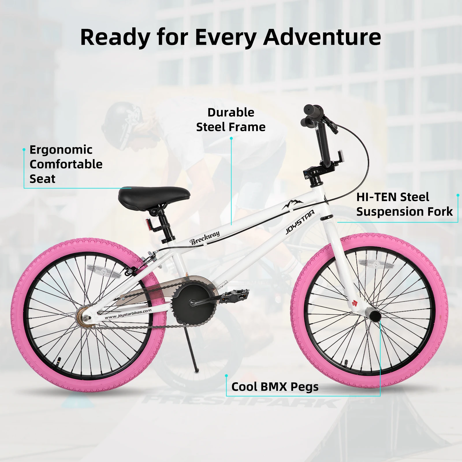 JOYSTAR Brockway Freestyle Kids BMX Bike 20