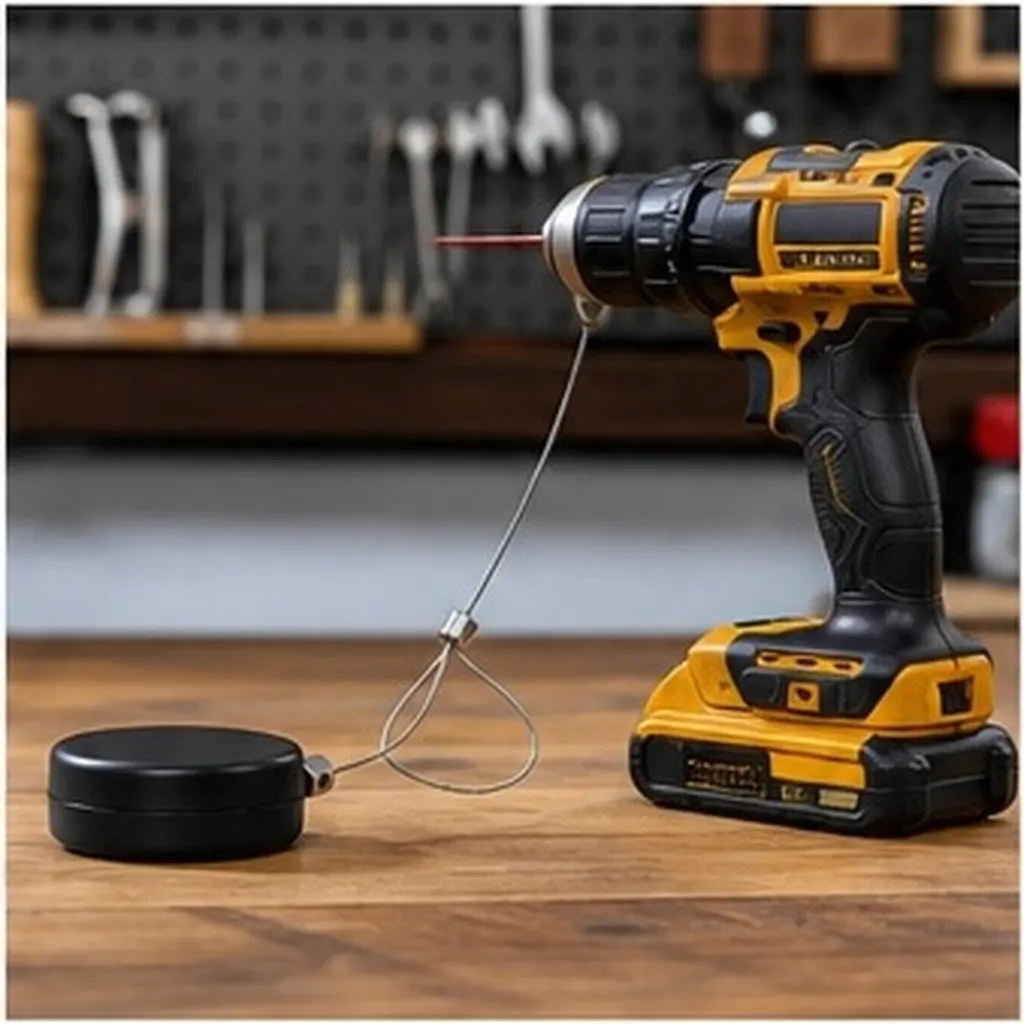 2Pcs Compact Retractable Security Cable Lock Automatic Wire Retraction Anti-Theft Protection for Electronics Tools Remote