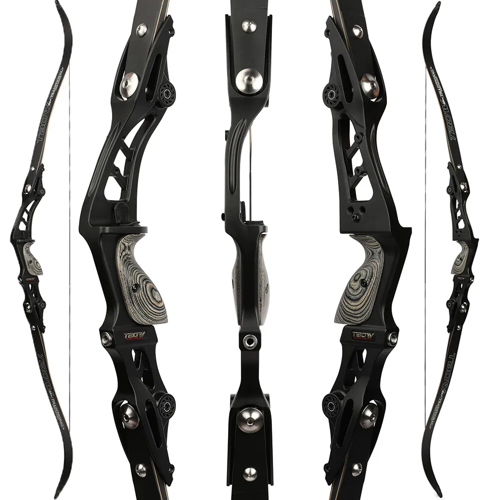 

62inch Archery Bow 25-60 Lbs Recurve Bow ILF Interface CNC 19inch Handle Split Takedown Bow Right Hand Hunting Competition