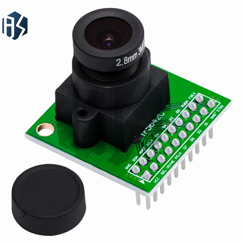 Novo módulo de câmera CS5642C-V3 (OV5642): sensor de 5 MP com interface JPEG – compatível com plataforma de desenvolvimento