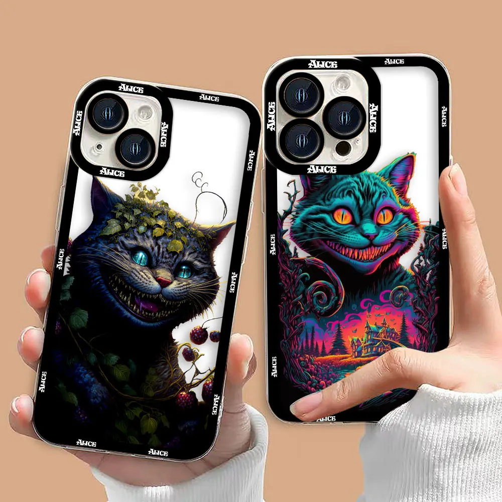 

Прозрачный чехол для телефона Cheshire Alice in Wonderland для Samsung A03S A04 A04E A05 A05S A06 A7 A10 A12 A13 A14 A15 A16 ПРИМЕЧАНИЕ 10 20