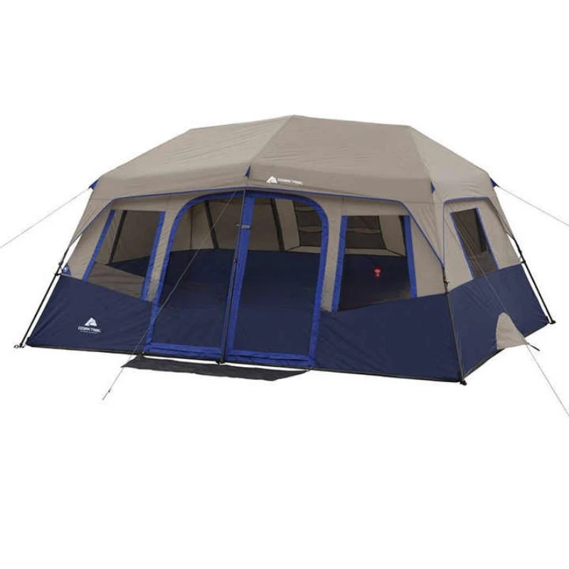 14' X 10' 10-Person Instant Cabin Tent,No Assembly Required,Construction: Polyester, Steel