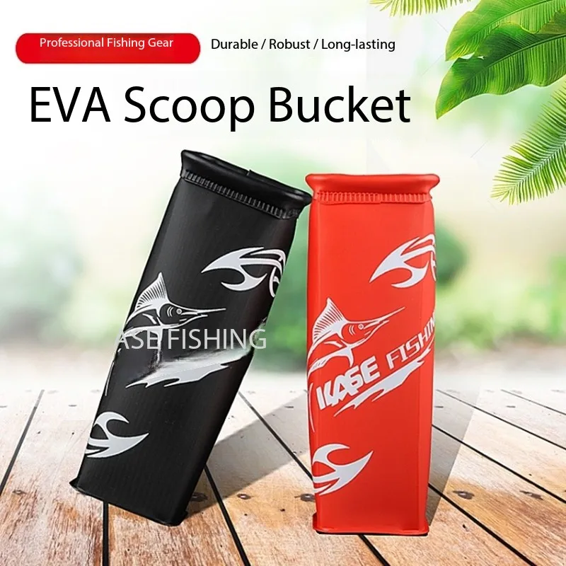 

Kase Rock Fishing Bait Bucket EVA Plastic New Spoon Bucket, Vertically Suspended Thickened Version, Fishing Gear Accessories