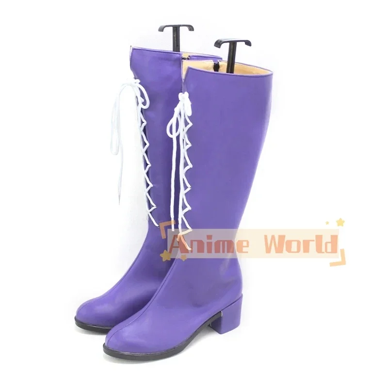 Matroos Saturnus Cosplay Schoenen Tomoe Hotaru Cosplay Prop Pu Lederen Schoenen Halloween Carnaval Laarzen Op Maat Gemaakt