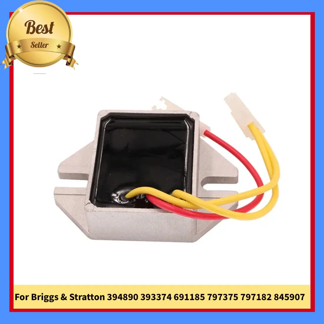 3-Pin 3-Draht Spannungsregler Gleichrichter Passend für Briggs & Stratton 394890 393374 691185 797375 797182 845907 – Detail 5