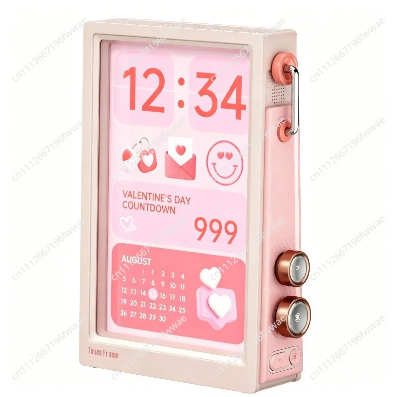 For Smart High-definition Screen | Weather Calendar, Etc. | Technology Gift Table Settings, 10.1-inch DIY Digital Clock