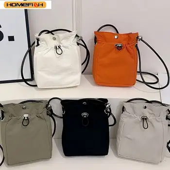 Homefish Nylon Crossbody Bag Soft Mini Phone Wallet Multifunctional Square Shoulder Bag…