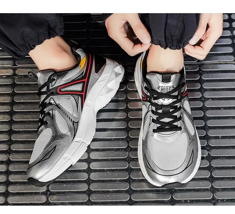 

Neutral Summer Running Shoes Lightweight Mens Womens Fashion Sneakers Original Trainers Breathable EVA Elastic Lace Up Sneakers