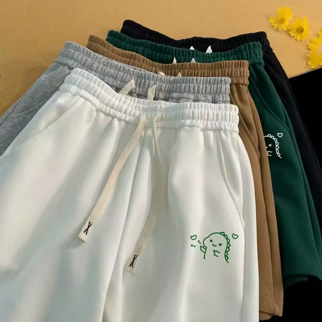 XS-2XL Oversized Shorts Men's Casual Shorts Fun expressions Print Shorts Fashion Couple Basketball Short Pants