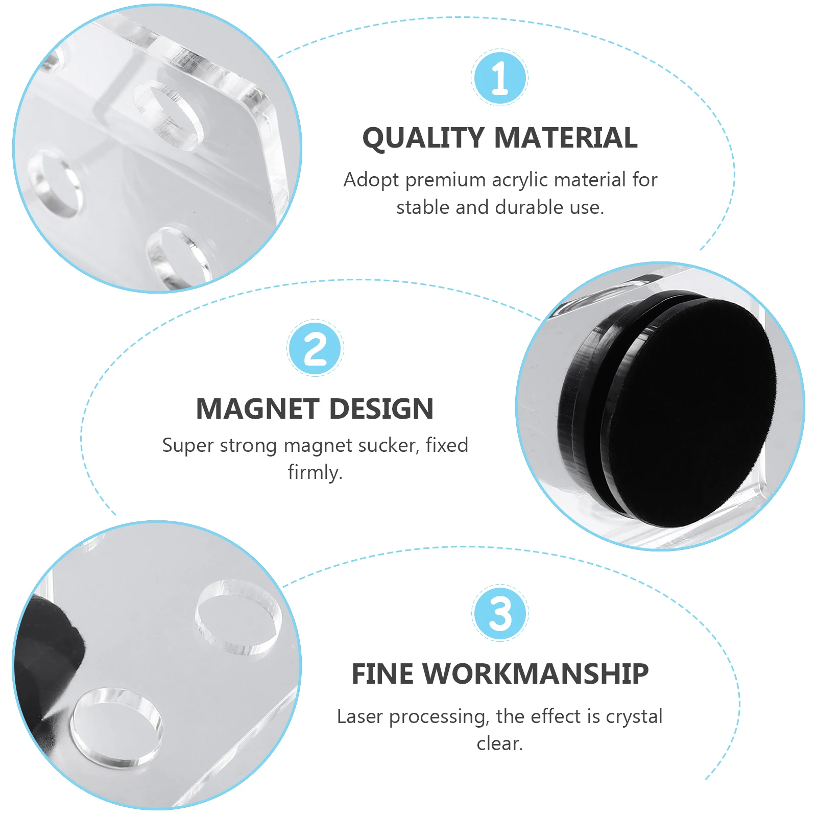 

Curved Front Magnetic Coral Rack Strong Suction LED Aquarium Tank Display Holder Reef Acrylic Support Bracket for 15mm Glass