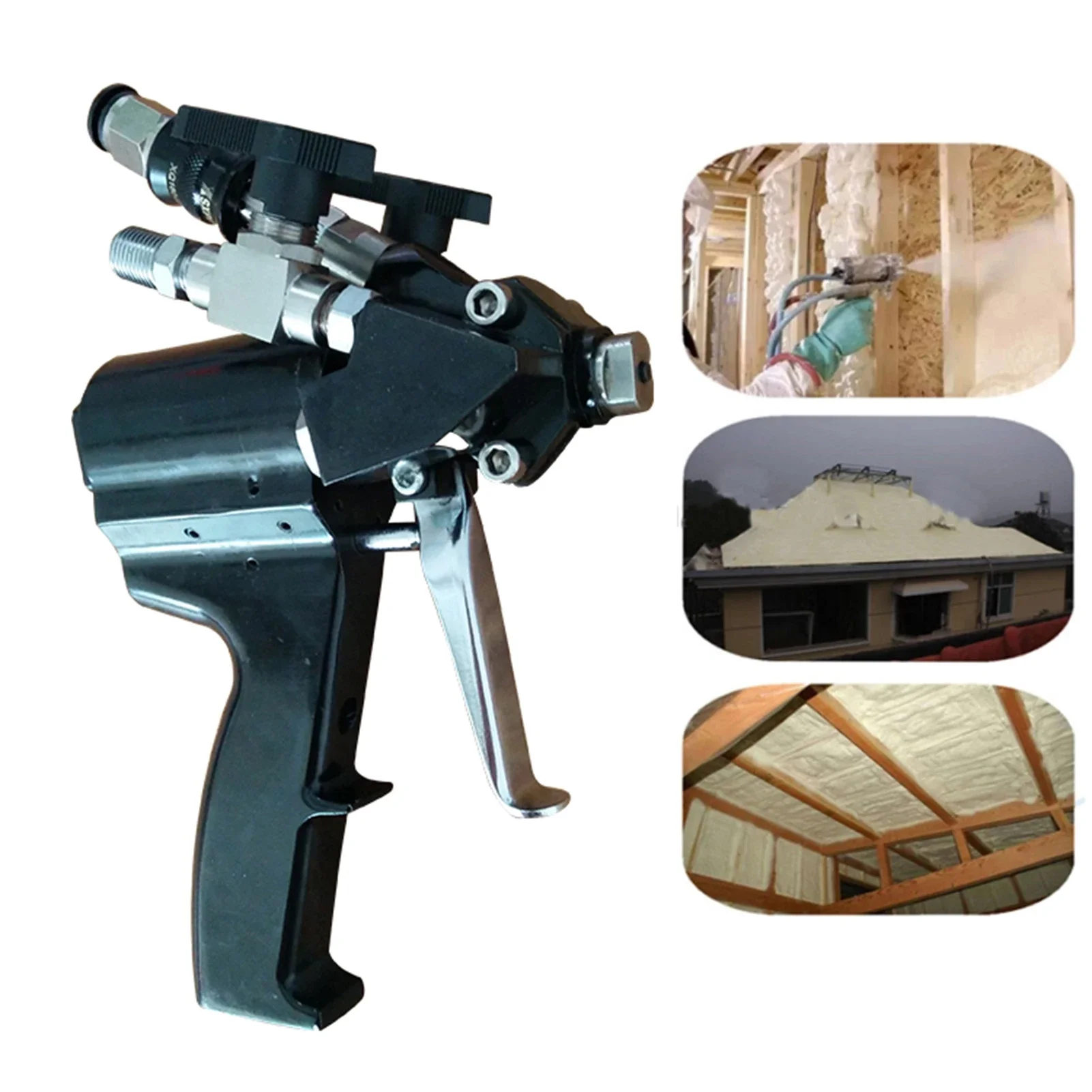 Polyurethane Polyurea Spray -Gun P2 PU Foam Professional Air Purge Spray -Gun