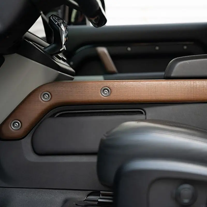 D5BE Original Size Leather Center Console Insert For Defender 2020-2025 Offering Discreet Item Organization Easy Installation