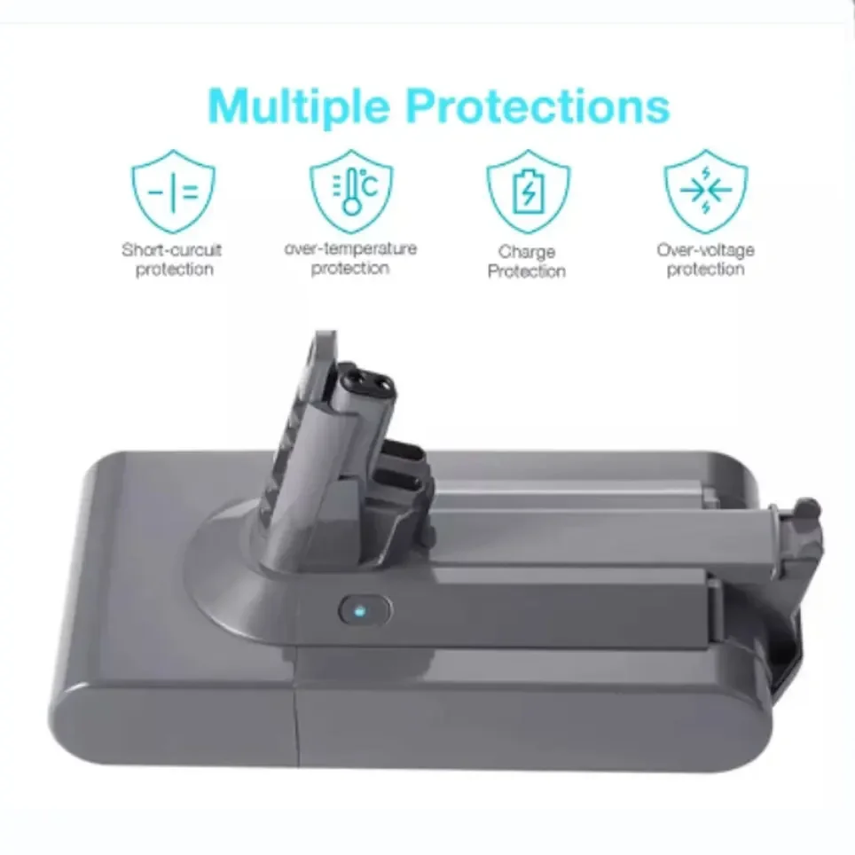 25.2V Suitable For Dyson V11  9800/7800/6800/4800mAH V11 Series Charging Replacement Battery SV12 SV14 SV15 970145-02