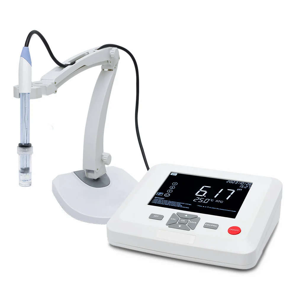 

Drawell PC100 Benchtop Multi-parameter Meters LCD Benchtop Digital Water Quality Tester MV Salinity PH Conductivity Meter