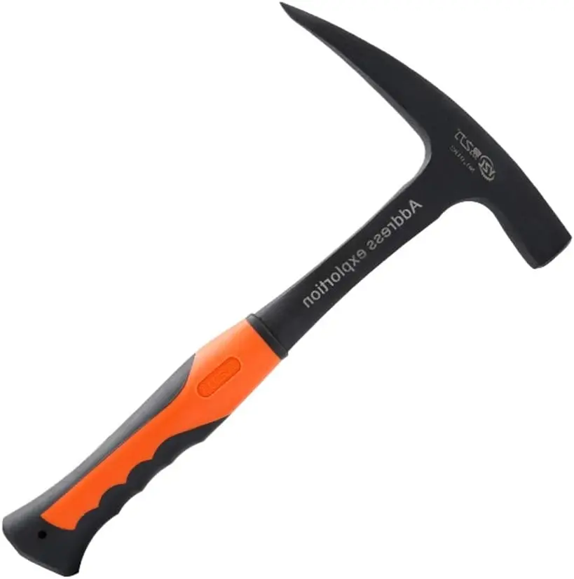 

28 oz Rock Pick with Pointed Tip, Masonry Hammer for Geology and Construction