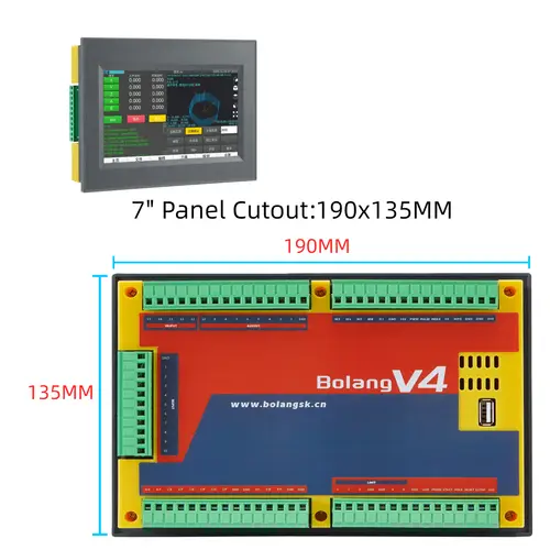 7 Inch Touch Screen CNC Offline Controller 3 4 5 Axis Stepper Servo G-code Woodworking CNC Router System Engraving Machine - Image 2