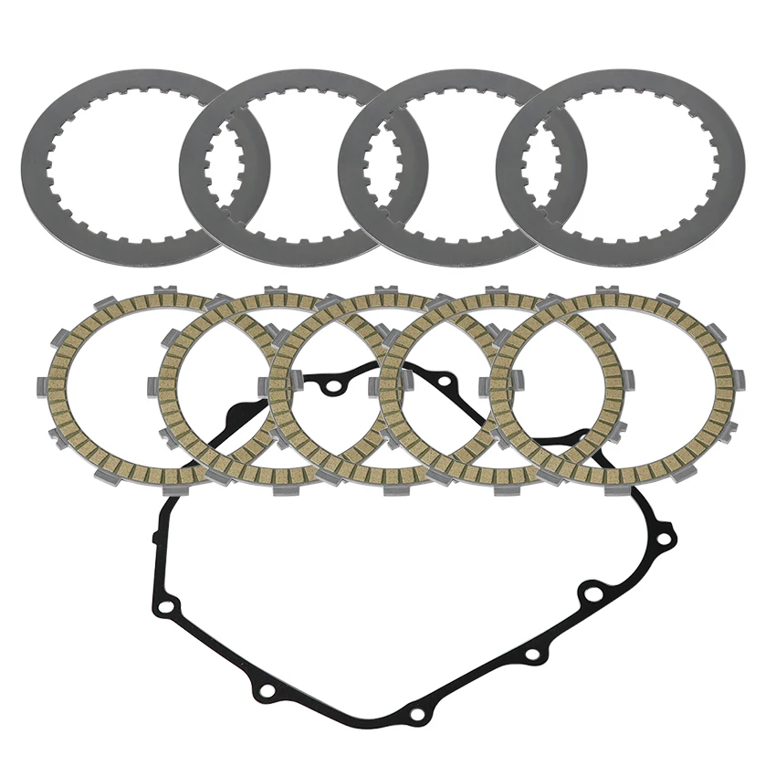

Комплект фрикционных дисков сцепления мотоцикла, диски и прокладка крышки генератора для Kawasaki ER250 Z250 EX250 Ninja 250, аксессуары