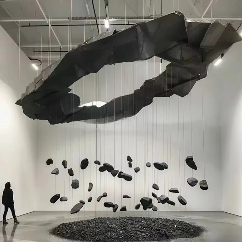 

Имитация стекловолокна FRP камень скульптура в помещении гостиная вход подвесные декоративные украшения