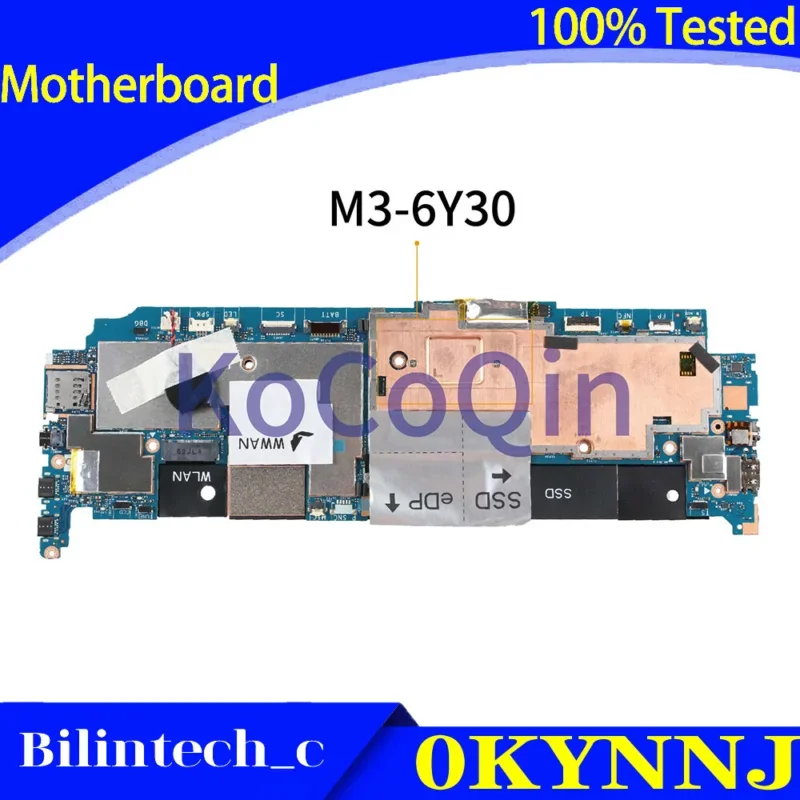 FOR DELL Latitude 13 E7370 M3-6Y30 Motherboard KYNNJ 0KYNNJ AAU30 LA-D312P SR2EN