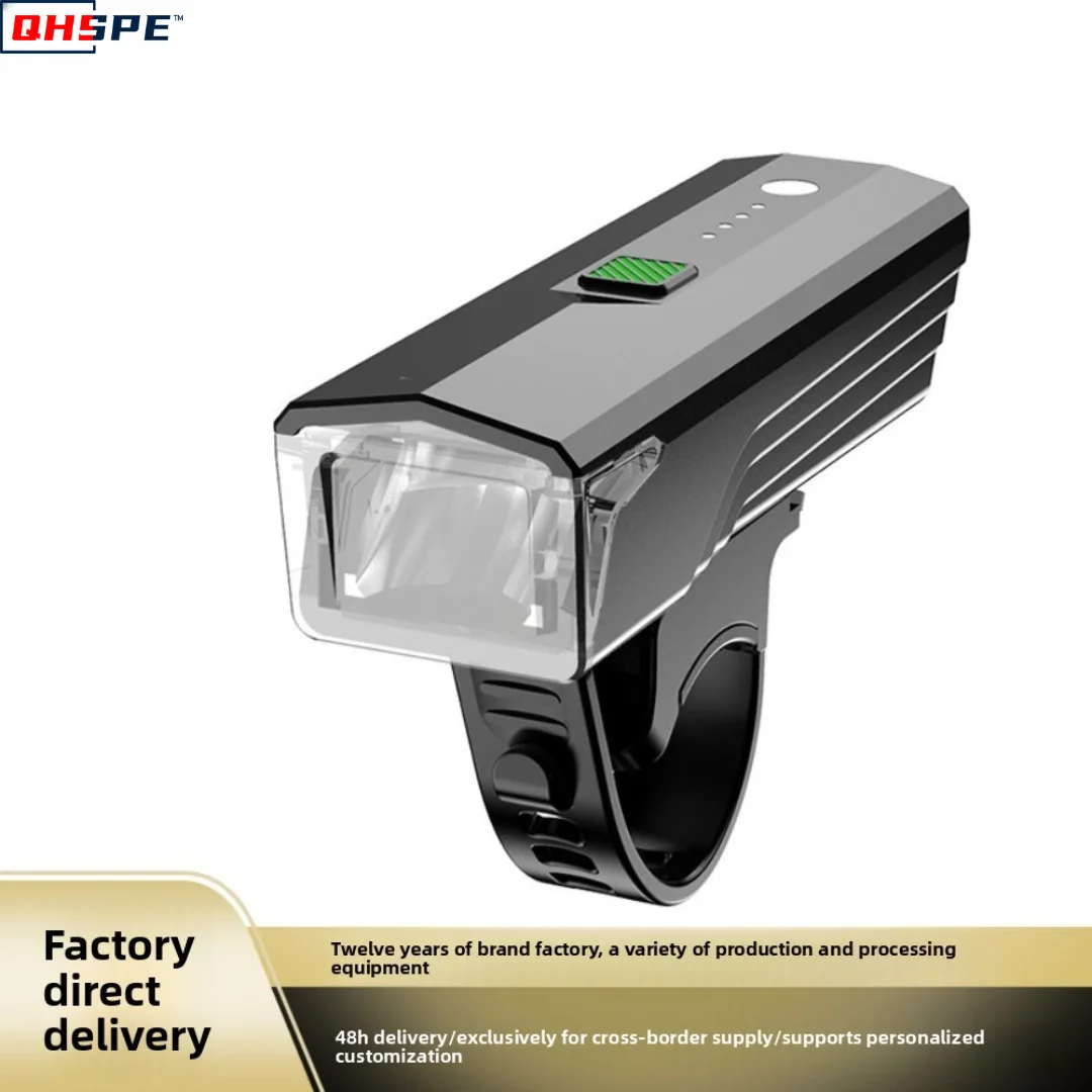 

Велосипедный фонарь, сильный свет, ночная езда, длительный срок службы батареи, интеллектуальная регулировка датчика света, портативная зарядка TYPE-C