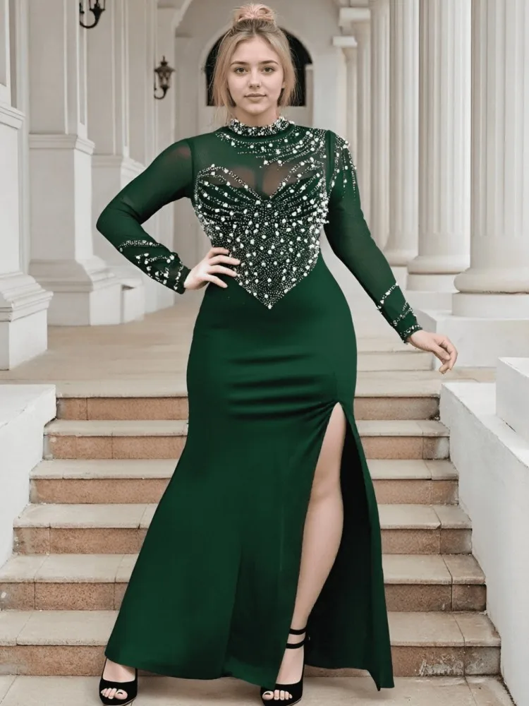 فساتين أفريقية للنساء Vetement فام Dashiki عباية فستان ماكسي ملابس أفريقيا فساتين Dashiki أنقرة 2025 خريف شتاء جديد #4