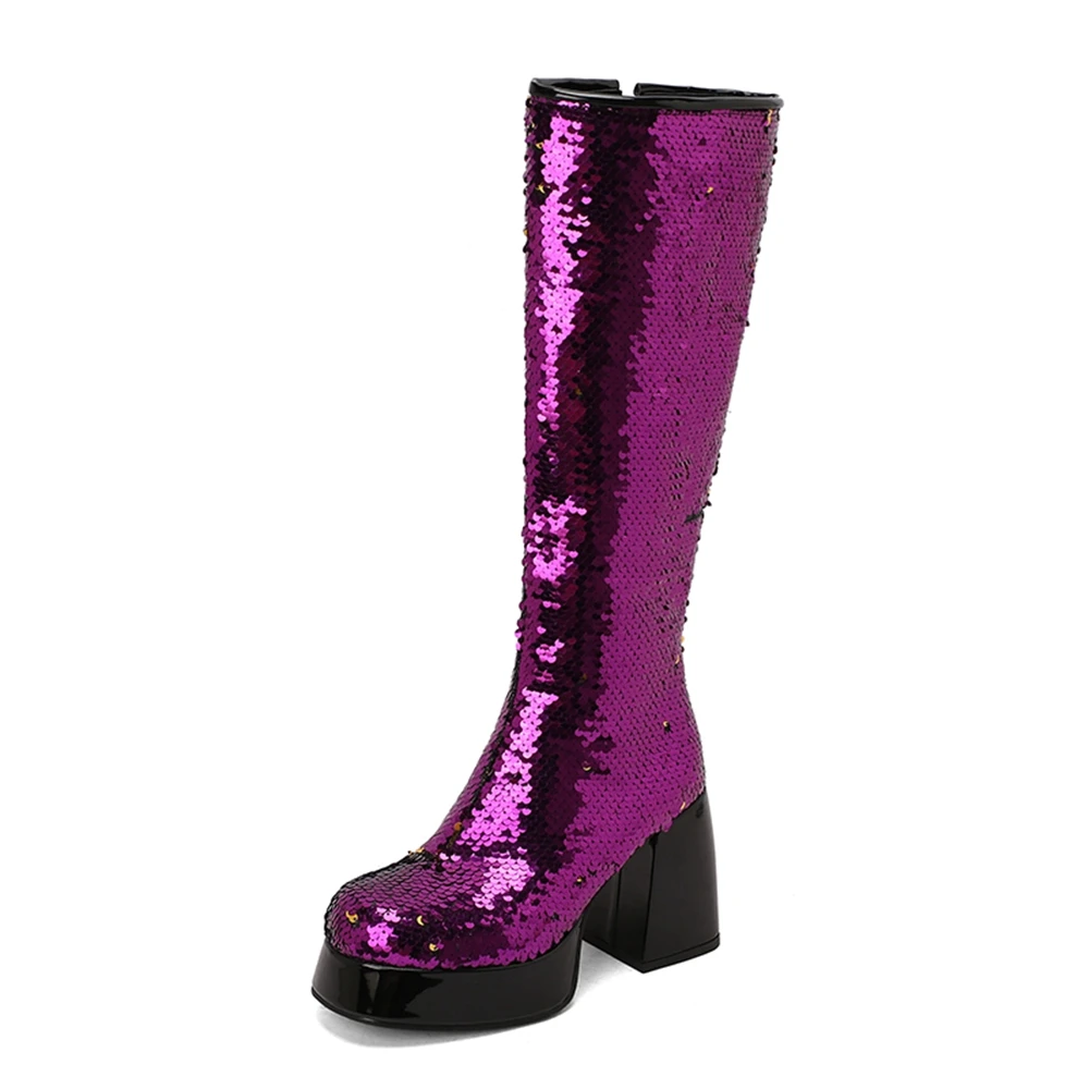 esigner-women-knee-boots-2025-spring-round-head-comfortable-and-elegant-glitter-thick-bottom-square-heel-set-wearing-boots-2862