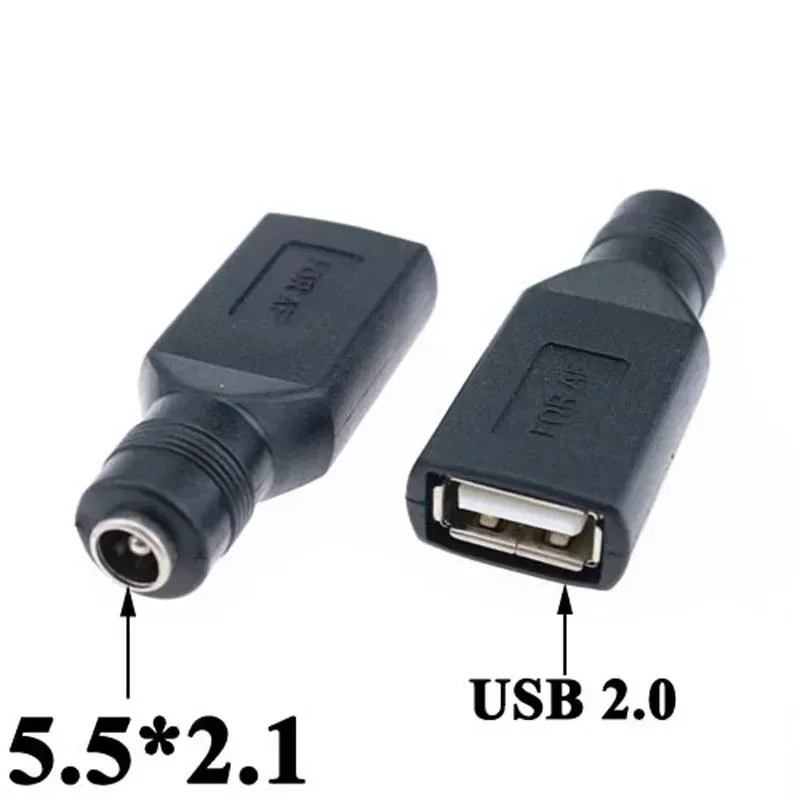 Dc Power Man Naar Vrouw 2.5X0.7 6.5*4.4 4.0X1.7 3.0*1.1 5.5*2.5 Type C USB Na 5.5*2.1 Plug Converter Laptop Adapter Connector