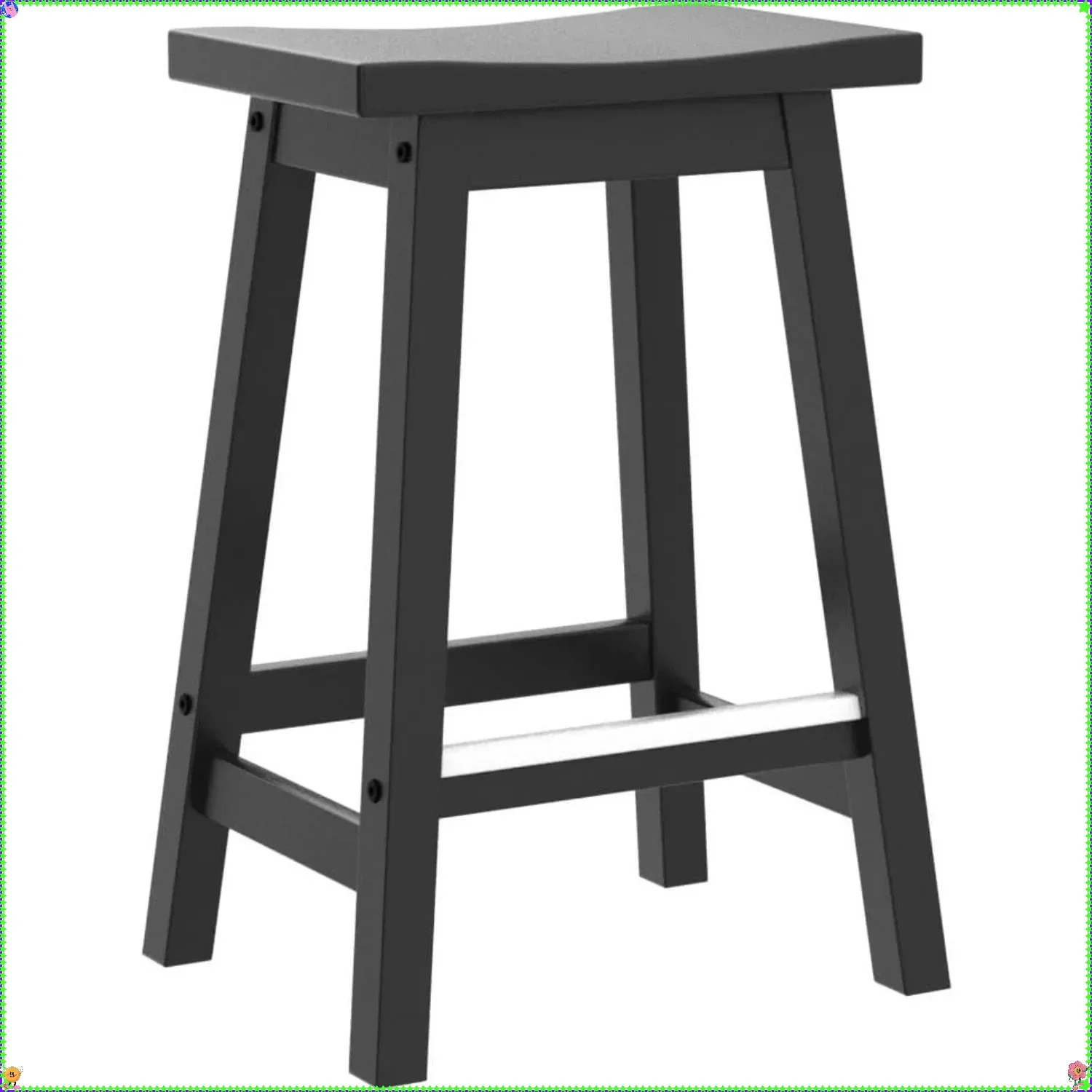 Zestaw 2 obrotowych stołków - drewniane stołki barowe o wysokości blatu kuchennego 60 cm do nowoczesnego wystroju domu