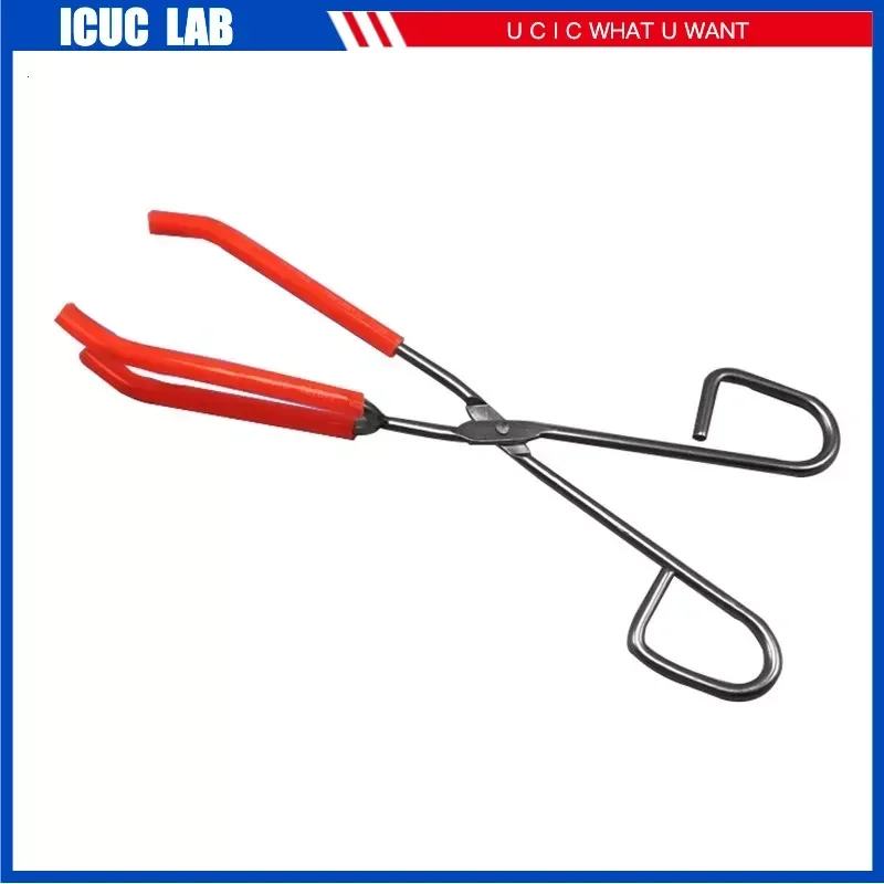 Stainless Steel Laboratory Beaker Tongs Clip Plier Teaching Instrument Chemical Beaker Tongs Clamp Lab Clip Tool  AISI304 25cm