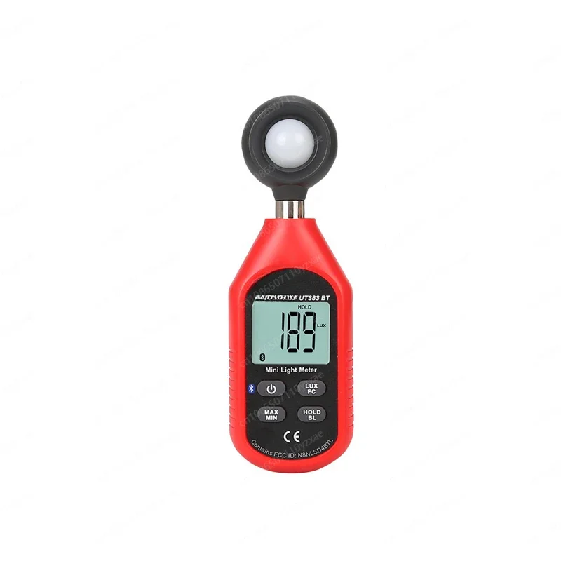 UT383BT Mini Light Meter/Bluetooth-Compatible Communication Industrial/Home Lux Meter LCD Backlight Low Battery Indication